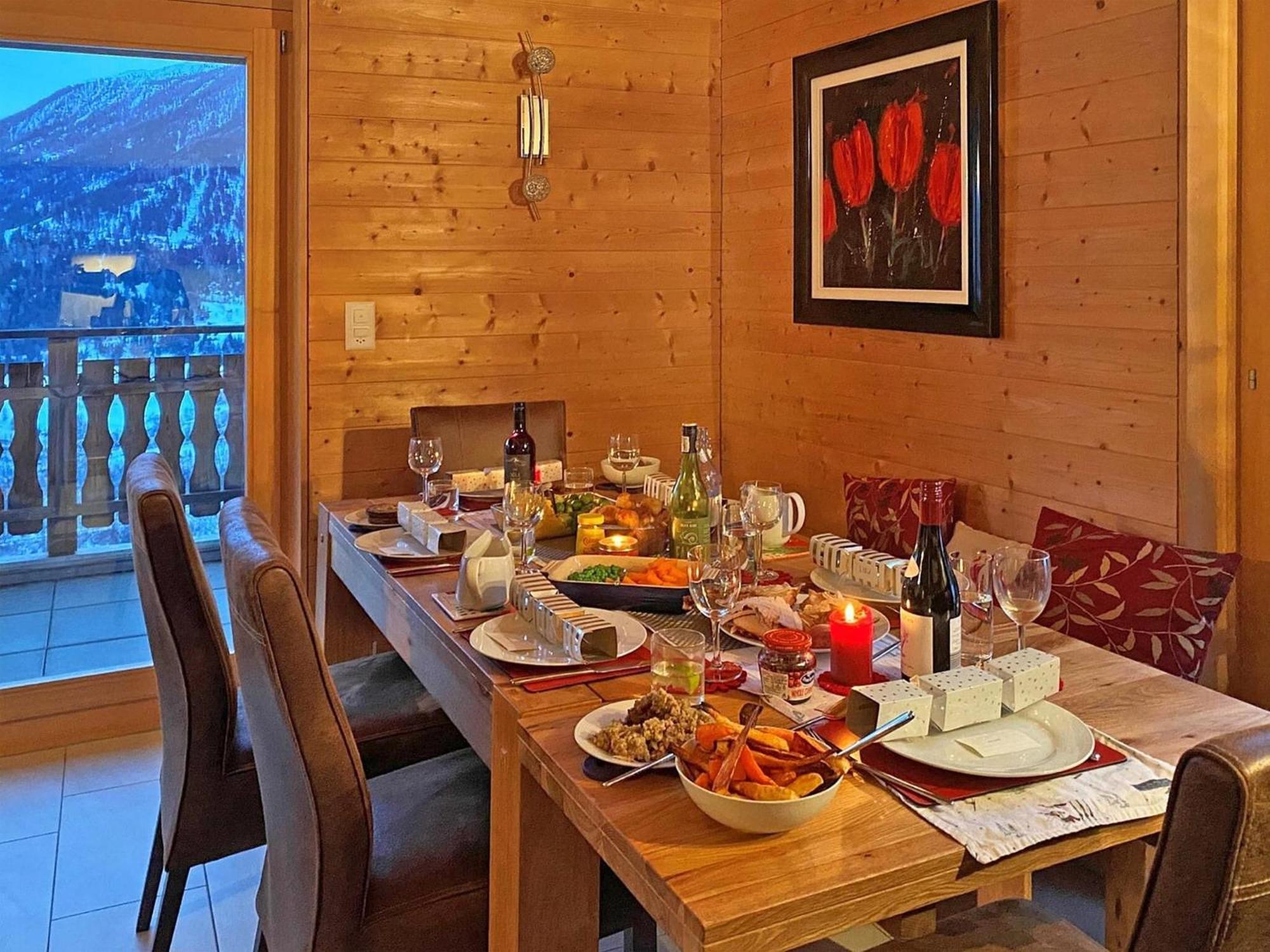 Mountain-View Chalet In Heremence With Terrace エクステリア 写真