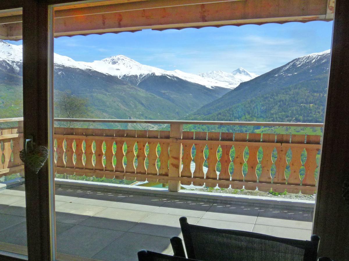 Mountain-View Chalet In Heremence With Terrace エクステリア 写真